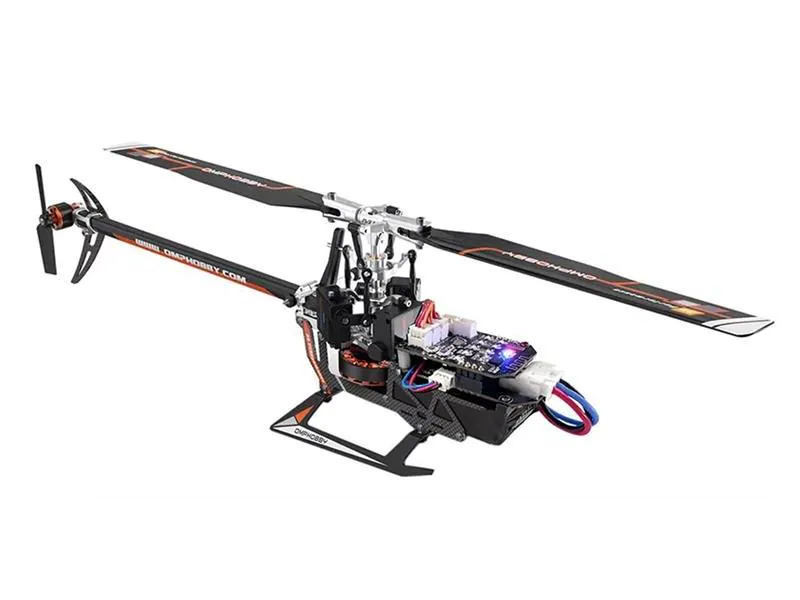 OMPHobby Helikopter M1 EVO Flybarless, 3D, Gelb BNF