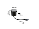 Paulmann Gartenspot Plug &amp; Shine, Einzelleuchte, 4.5W, 2200K, Schwarz