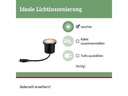 Paulmann Gartenspot Plug &amp; Shine, Einzelleuchte, 4.5W, 2200K, Schwarz