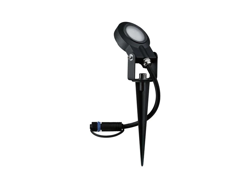Paulmann Gartenspot Plug &amp; Shine, Sting, 6.3W, 2200K, Schwarz