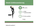 Paulmann Gartenspot Plug &amp; Shine, Sting, 6.3W, 2200K, Schwarz