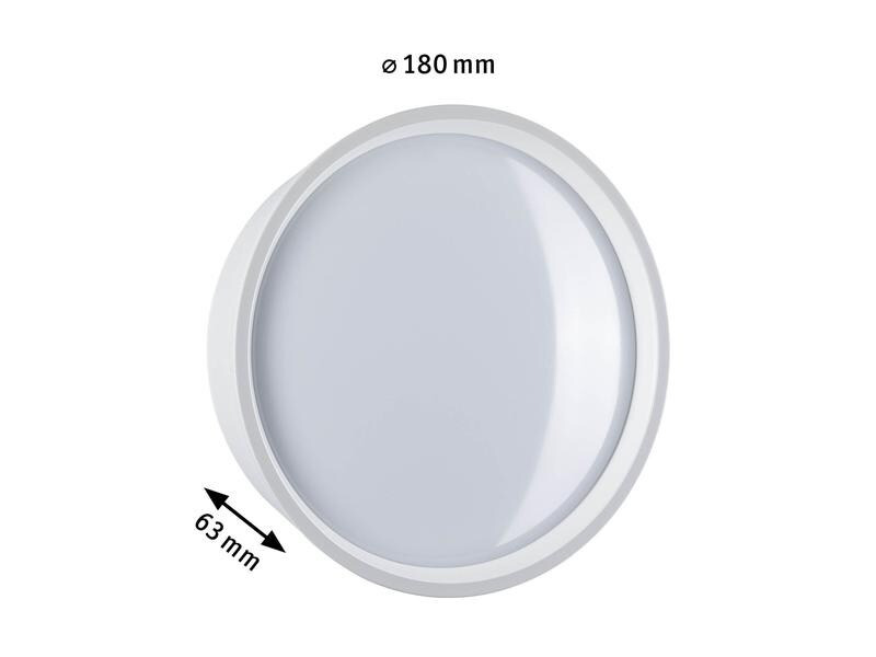 Paulmann Wandleuchte Platomo, 3000K, Weiss