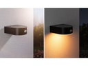 Paulmann Wandleuchte Solar Eileen, 2200K, Schwarz