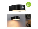 Paulmann Wandleuchte Solar Eileen, 2200K, Schwarz