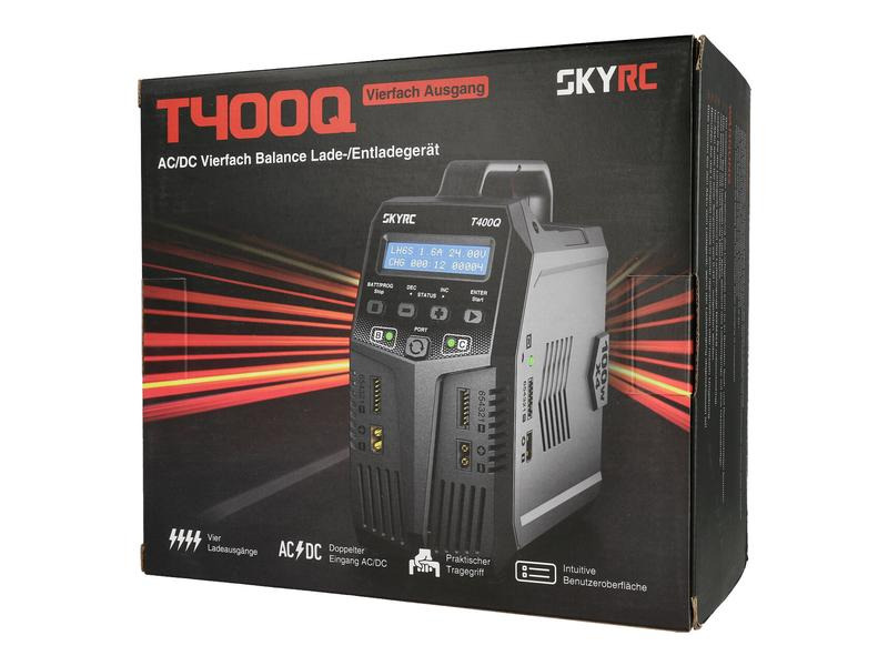 SKYRC Quad-Ladegerät T400Q AC/DC 1-6S