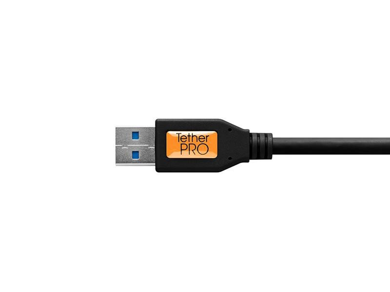 Tether Tools Kabel TetherPro USB 3.0 zu USB-C, 4.6 m Schwarz