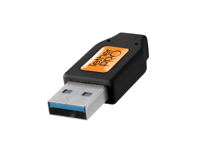 Tether Tools Kabel TetherPro USB 3.0 zu USB-C, 4.6 m Schwarz