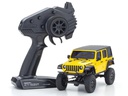 Kyosho Scale Crawler Mini-Z Jeep Wrangler Rubicon, Gelb 1:24, ARTR