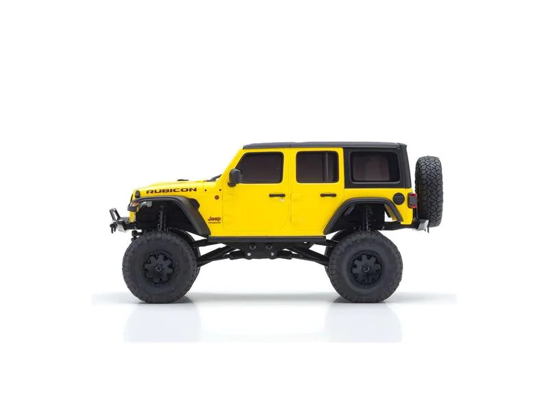 Kyosho Scale Crawler Mini-Z Jeep Wrangler Rubicon, Gelb 1:24, ARTR
