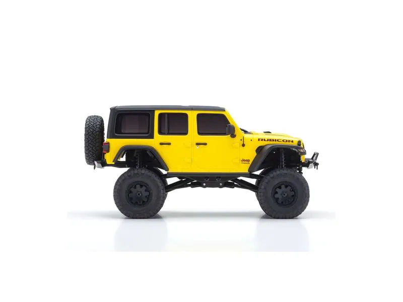 Kyosho Scale Crawler Mini-Z Jeep Wrangler Rubicon, Gelb 1:24, ARTR