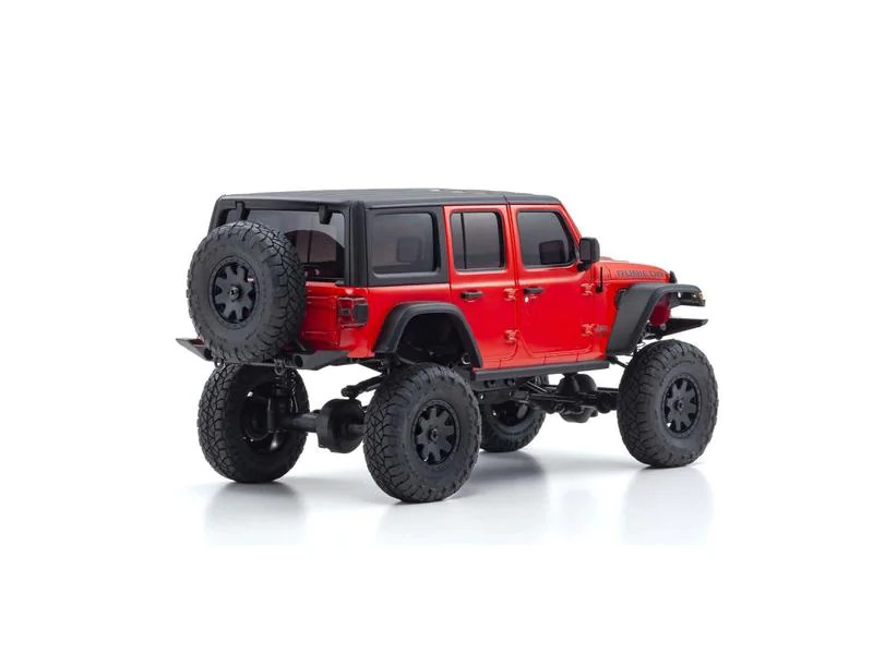 Kyosho Scale Crawler Mini-Z Jeep Wrangler Rubicon, Rot 1:24, ARTR