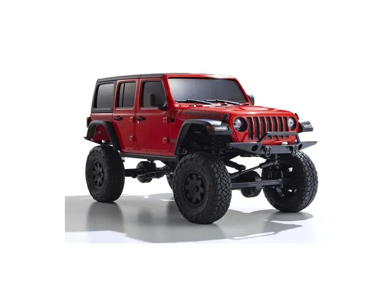 Kyosho Scale Crawler Mini-Z Jeep Wrangler Rubicon, Rot 1:24, ARTR