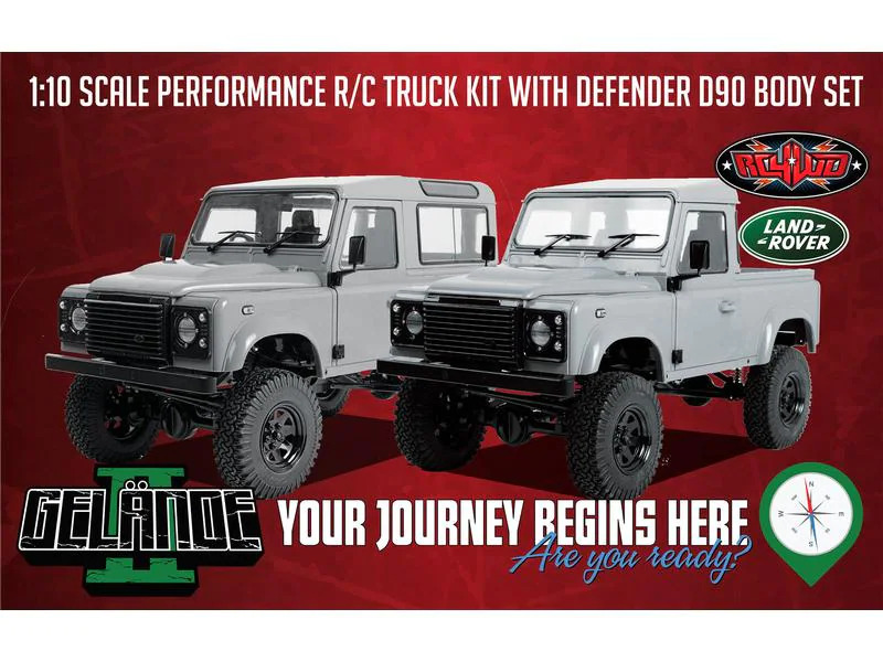 RC4WD Scale Crawler Gelände II Land Rover Defender D90 Bausatz