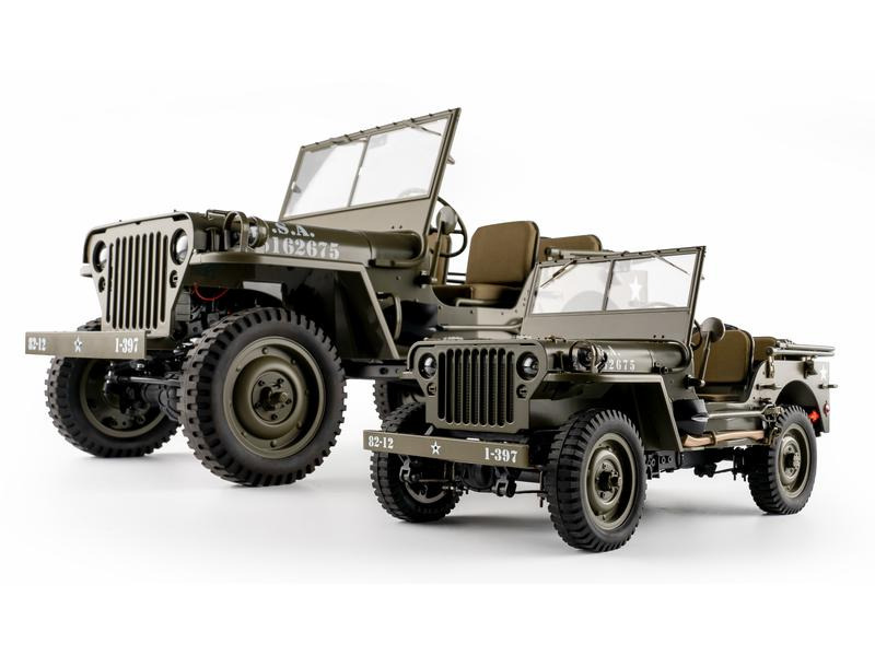 RocHobby Scale Crawler 1941 MB Willys Jeep, 4x4 RTR, 1:12