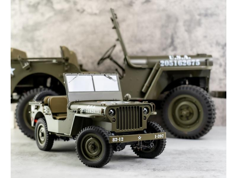 RocHobby Scale Crawler 1941 MB Willys Jeep, 4x4 RTR, 1:12