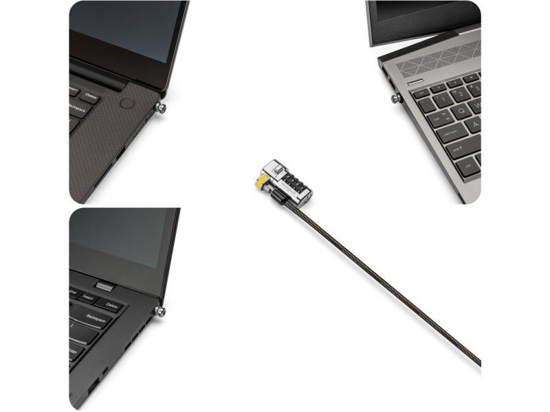 Kensington Sicherheitsschloss ClickSafe 3-in-1 Kombinationsschloss