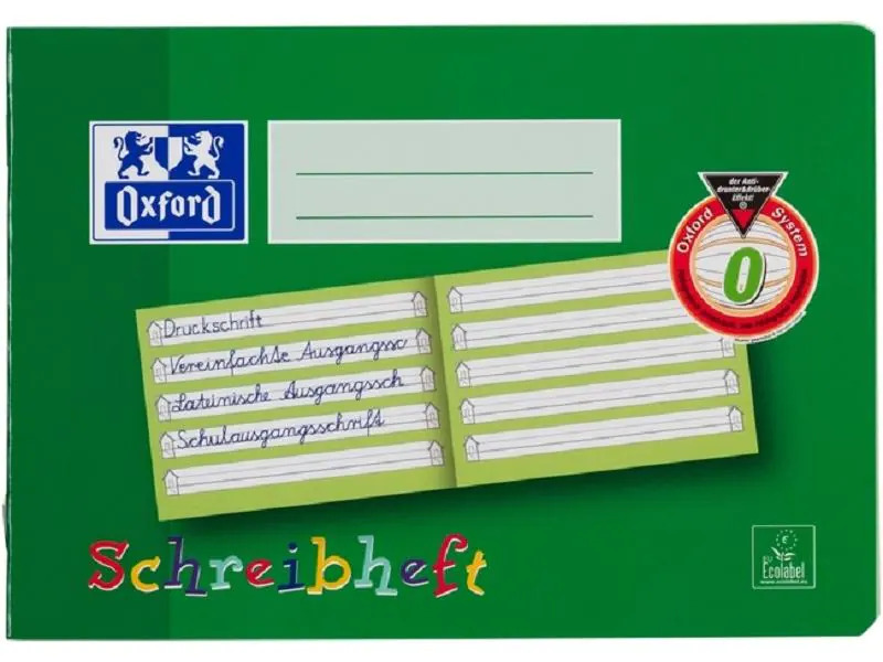 Oxford Schulheft A5 quer liniert, 16 Seiten