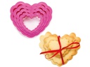 Decora Guetzli-Ausstecher-Set 4 Stück, geschmücktes Herz