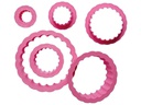 Decora Guetzli-Ausstecher-Set 6 Stück, lockiger Kreis