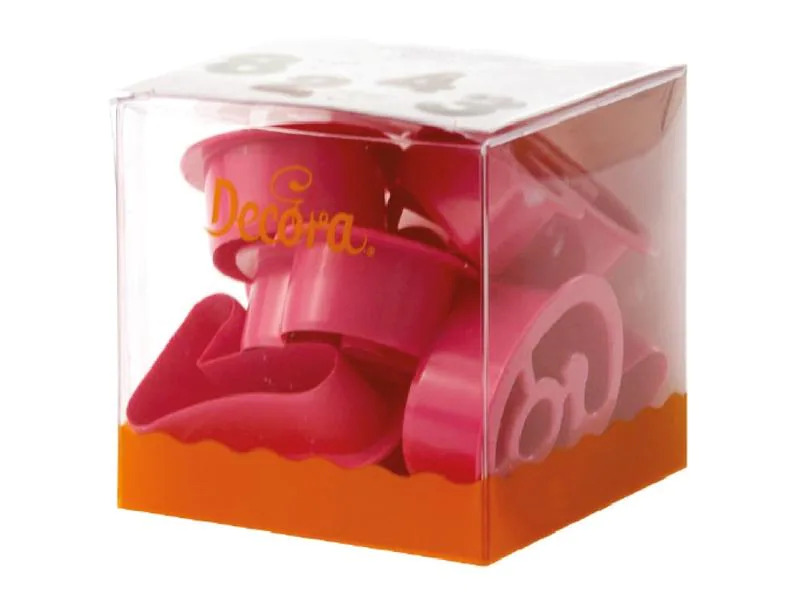 Decora Guetzli-Ausstecher-Set 9 Stück, Zahlen
