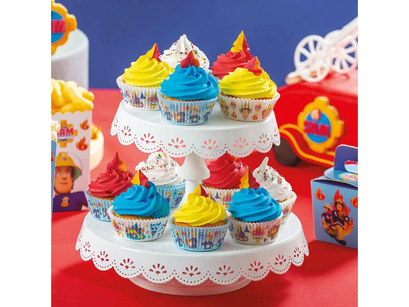 Decora Muffin Backform 36 Stück, Feuerwehrmann Sam Style 2