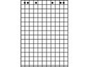Landré Flipchart Block 68 x 98 cm, kariert, Weiss