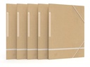 Oxford Gummibandmappe A4, Beige