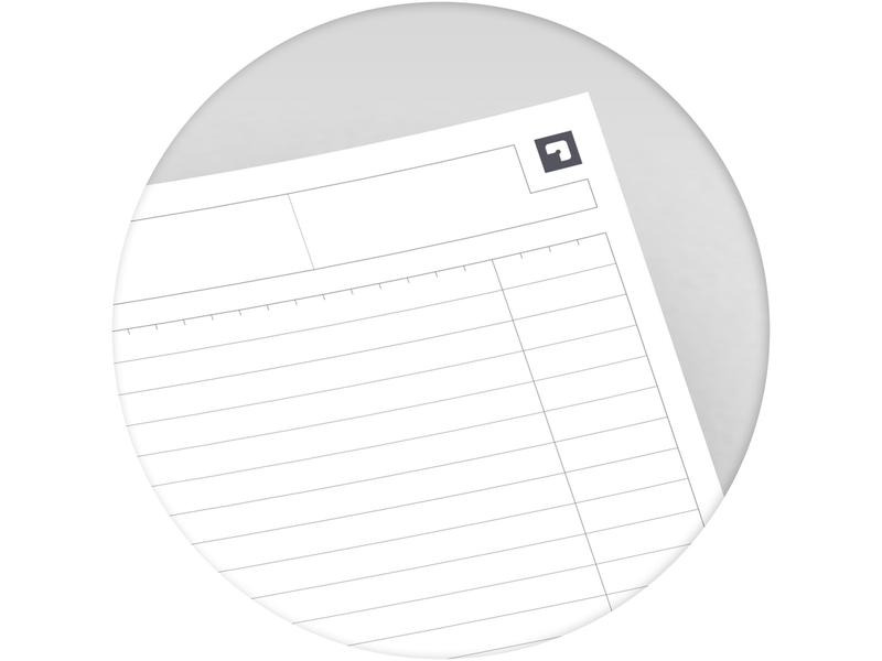 Oxford Notizbuch B5, liniert, Orange