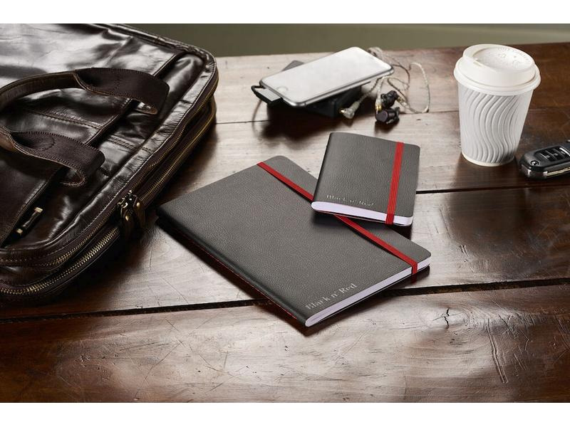 Oxford Notizbuch Business Journal A5, Schwarz/Rot