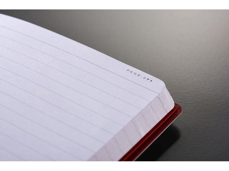 Oxford Notizbuch Business Journal A5, Schwarz/Rot