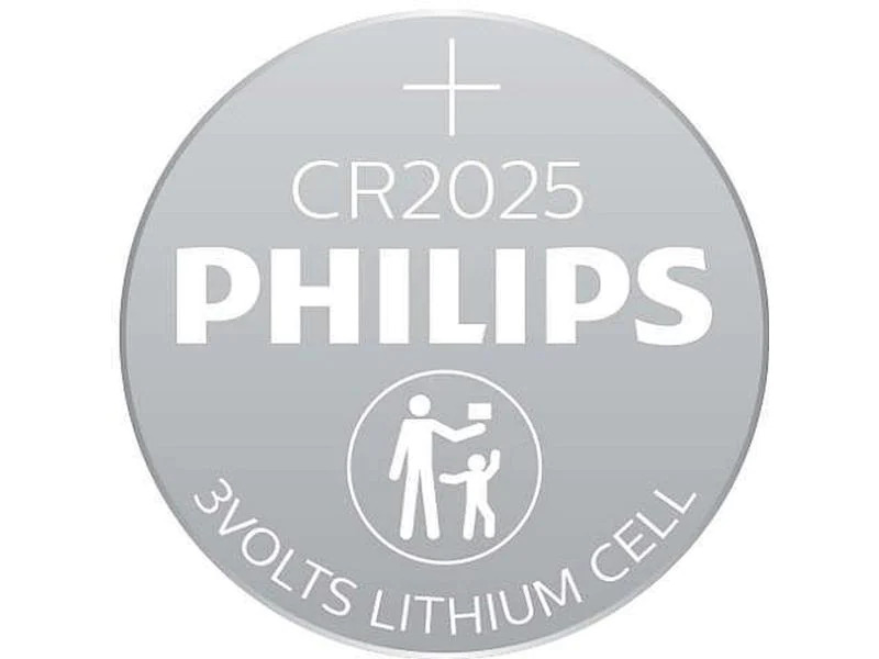 Philips Knopfzelle Knopfzelle Lithium CR202 2 Stück