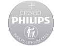 Philips Knopfzelle Knopfzelle Lithium CR2430 2 Stück