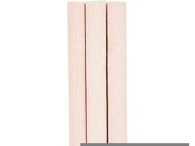 Creativ Company Krepppapier 3 Rollen 25 x 60 cm, Rosa mattiert