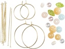 Creativ Company Schmuck Bastelset Creolen mit Perlen