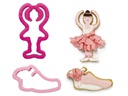 Decora Guetzli-Ausstecher-Set 2 Stück, Ballerina