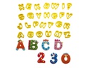 Decora Guetzli-Ausstecher-Set 36 Stück, Alphabet und Zahlen