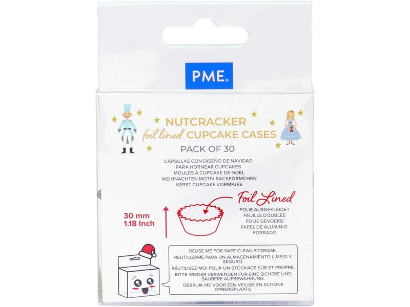 PME Muffin-Backform Nussknacker 30 Stück
