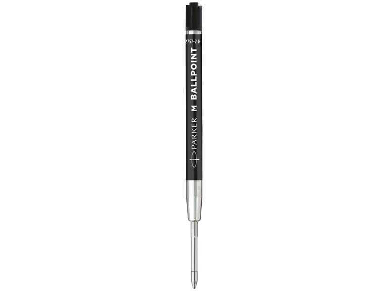 Parker Schreibmine Quinkflow Medium (M), Schwarz, 2 Stück