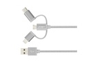 Joby USB 2.0-Kabel USB A - Lightning/Micro-USB A/USB C 1.2 m