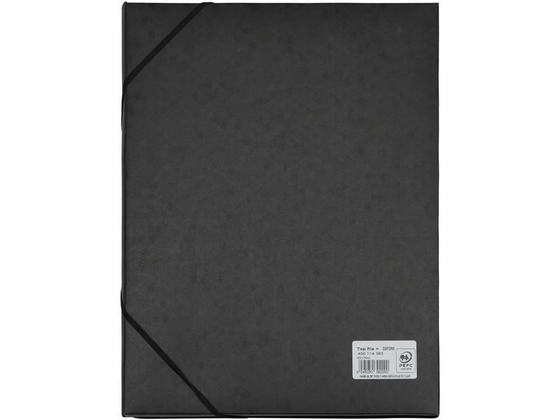 Oxford Gummibandmappe A4, Schwarz
