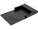 Oxford Gummibandmappe A4, Schwarz