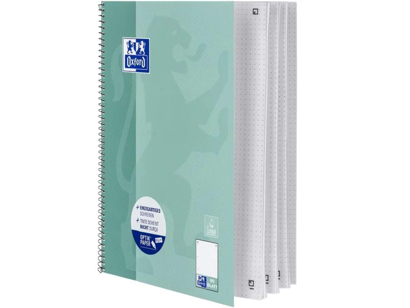 Oxford Notizbuch Collegeblock A4+, Mint
