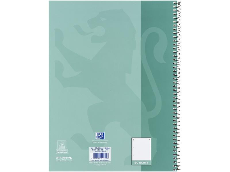 Oxford Notizbuch Collegeblock A4+, Mint