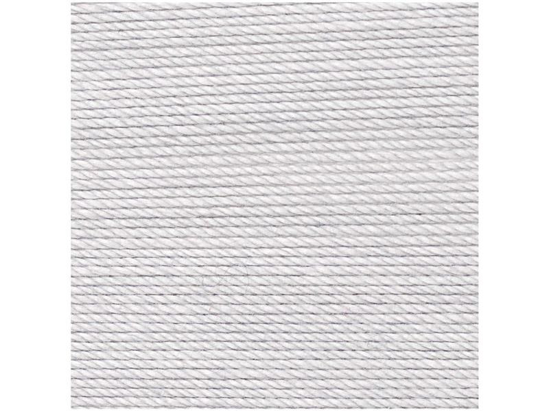 Rico Design Häkel- und Strickgarn Essentials Crochet 50 g, Hellgrau