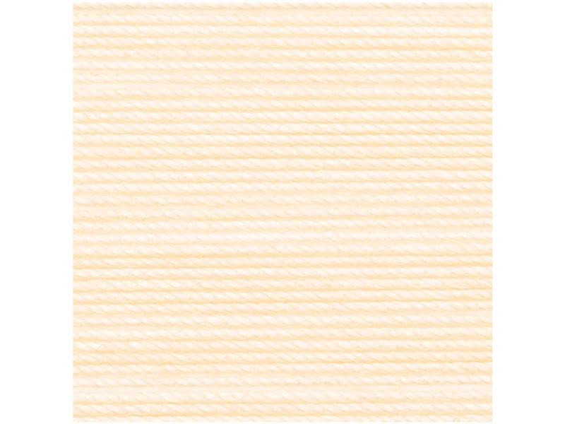 Rico Design Häkel- und Strickgarn Essentials Crochet 50 g, Vanille