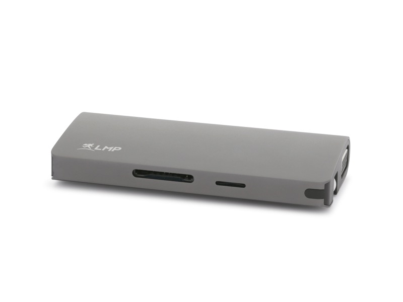LMP Dockingstation USB-C Travel Dock Space Grau