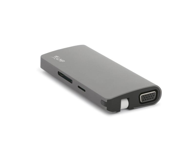 LMP Dockingstation USB-C Travel Dock Space Grau