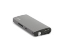 LMP Dockingstation USB-C Travel Dock Space Grau