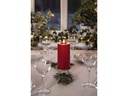 Star Trading LED-Kerze Pillar Flamme Flow, 17.5 cm, Rot