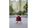Star Trading LED-Kerze Pillar Flamme, 9.5 cm, Rot